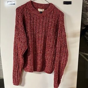 Universal Thread Red Cowl Neck Sweater